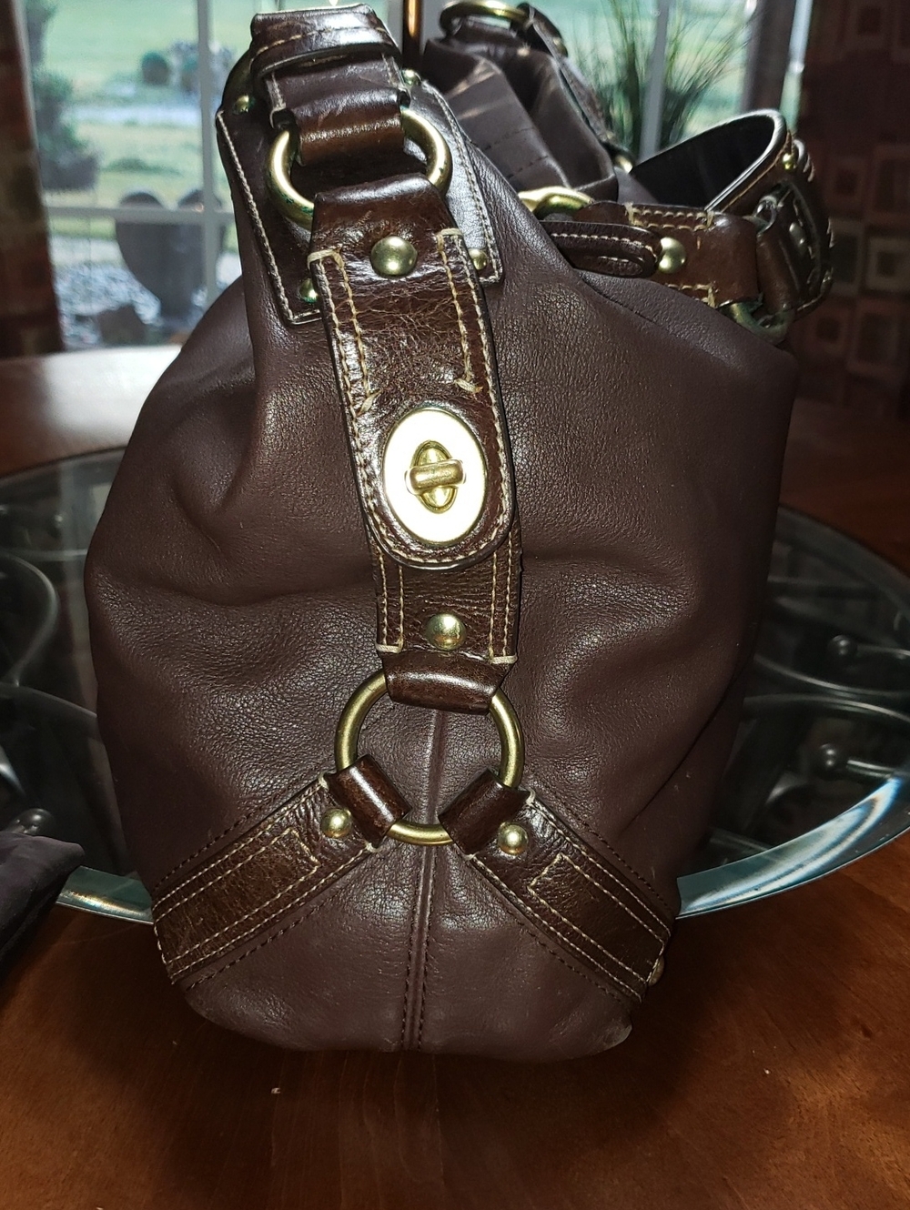 💘🖤💘 BROWN COACH CARLY LIMITED EDITION LEATHER SHOULDER VINTAGE HOBO BAG 10616 - Picture 5 of 13